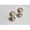 Designer Levers - Beehive Mortice Door Knob - Brushed Satin