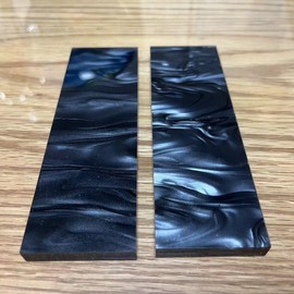 2 Pack Knives Handle Making Material Acrylic Suitable for Laser Cutting Engraving DIY Tools Knife Handle Pistol Gun Handle Decoration