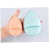 Minkissy Natural Facial Cleaning Sponge 2pcs Water Drop Shaped Sponges