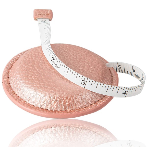Tape Measure for Body Measuring, 79Inch/2Meters Retractable Measuring Tape for Body Fabric Sewing Tailor Cloth Knitting Craft Measurements Dual Sided (Round,1 Pack)