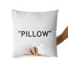 Hypebeast Room Decor,Off White Inspired Pillow Quotation Decorative Set of
