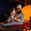 jojofuny 3Pcs Wind Up Torch Hand Crank Flashlight, Shake Flashlight,
