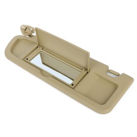 ASAPE Left Driver Side Sun Visor Fit for 2006-2011 for H-onda Civic, Tan Beige without Sunroof 1*Car Sun Visor(Driver Side)