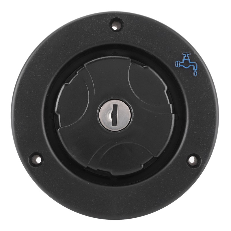 Gravity Freshwater Inlet Lockable Leakproof Water Filler Cap with 2