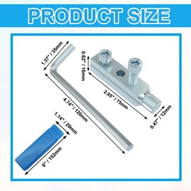 LifCratms Pipe Extractor Tool, Broken Faucet Removal Tool, Stripped Screw Extractor Set for Damaged Faucet Water Pipe Remover (1 Set)