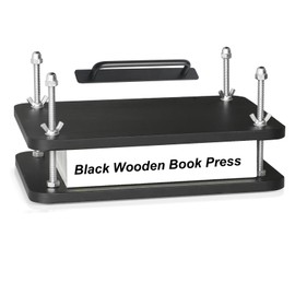 Dddzerong Book Binding Binding Press Wooden 11.7x8 inch,Book Press Bookbinding is Easy to Assemble for DIY Enthusiasts