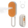 4 in 1 Cat Steam Brush for Shedding, Rechargeable Steam