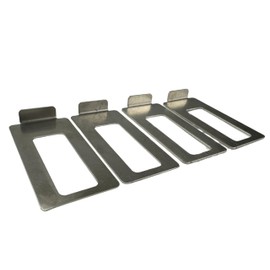 Duskie Anti Rattle Stainless Steel Shim for Truck, Van, RV - 4 Pack (2x1mm & 2x1.5mm)