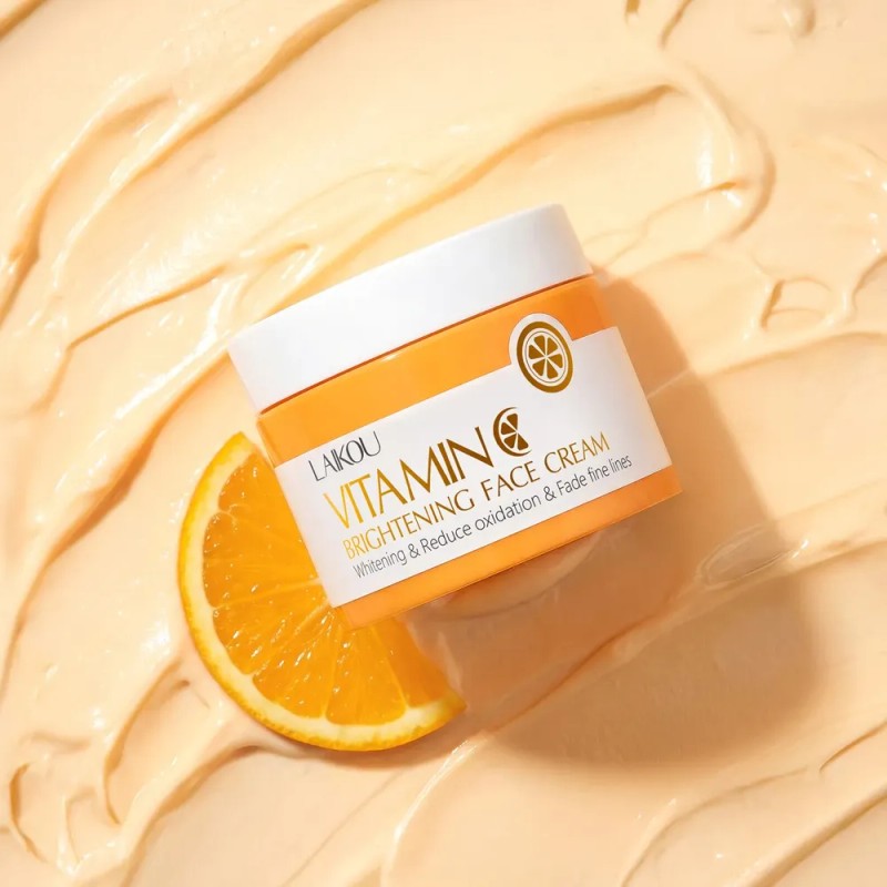 Crema Facial Hidratante Con Vitamina C De Laikou, 25 G,