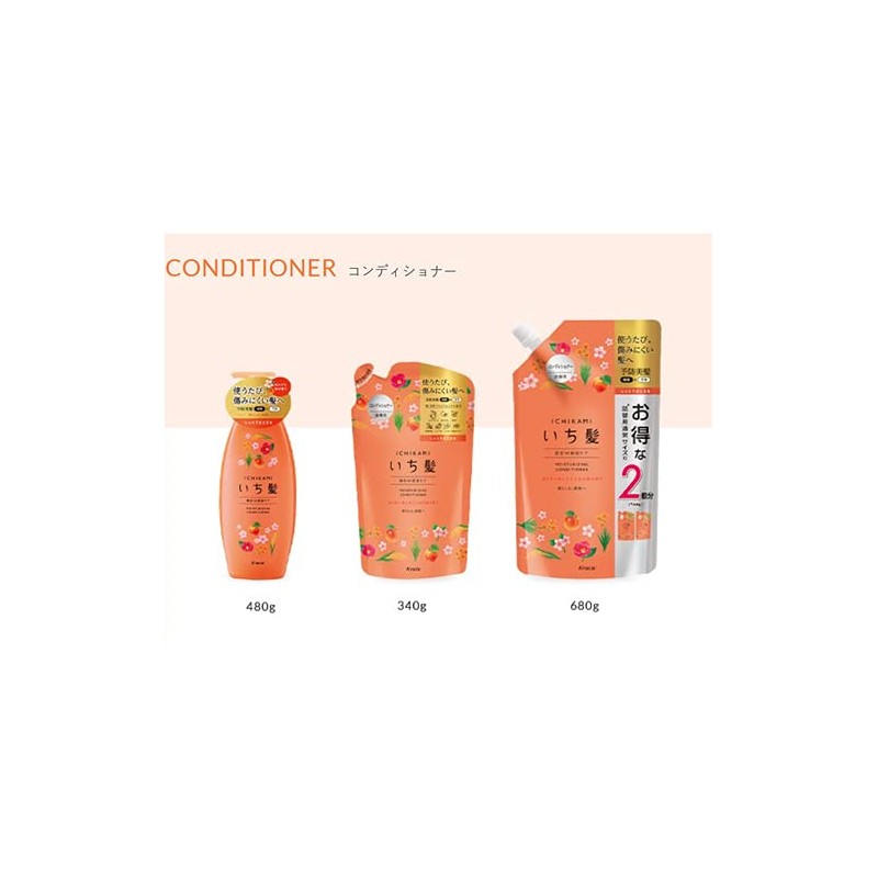 Ichikami Dense W Moisturizing Care Shampoo Refill 2 Doses, 24.0