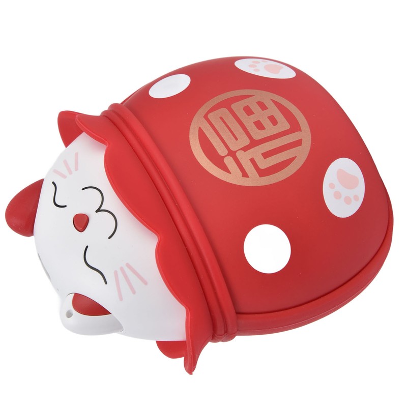 Electric Hand Warmer USB Rechargeable Double Sided Portable Lucky Cat