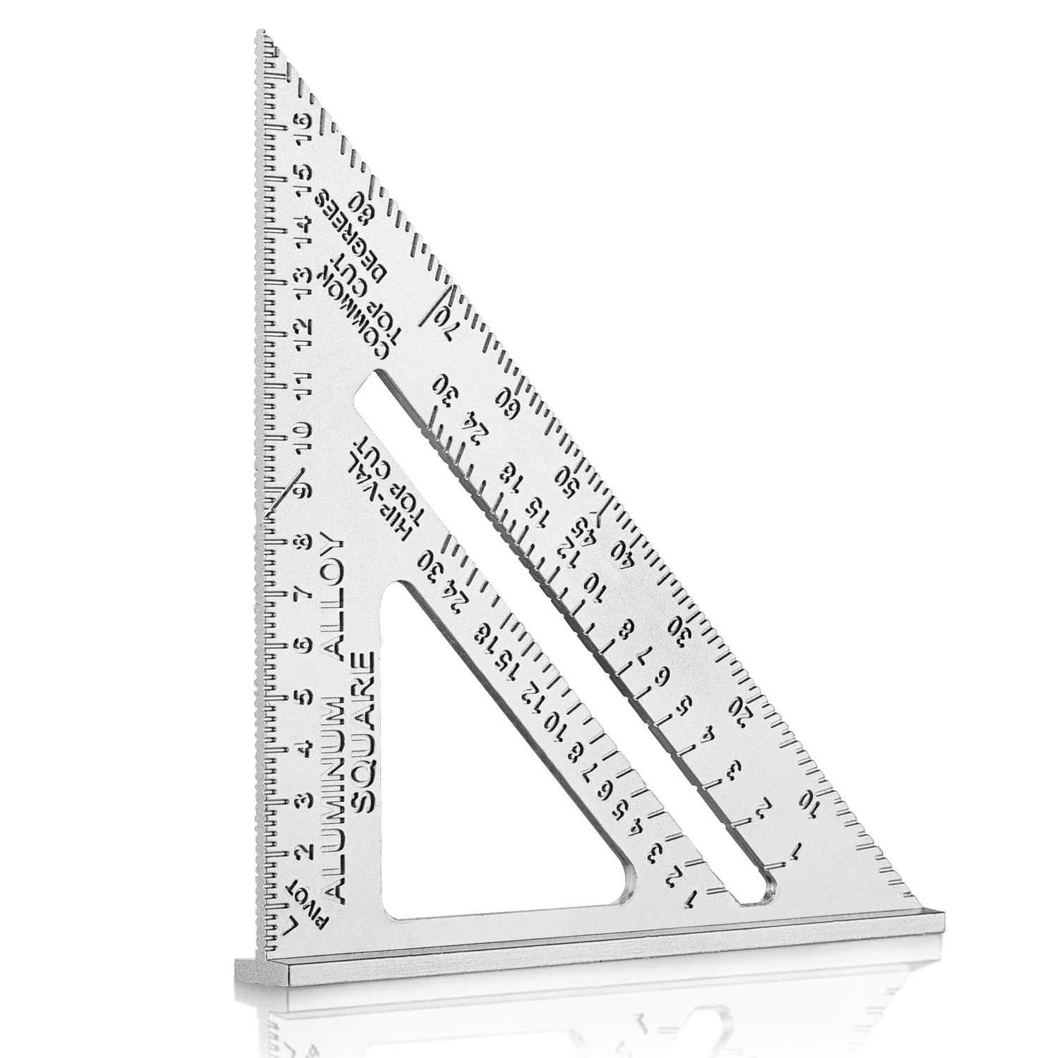 WORKPRO 180mm Aluminum Speed Square,Combination Square, Measuring Tool ...
