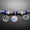 muiot JACK AND JILL Sorority Bracelet JJ 1938 Rhinestone Letter