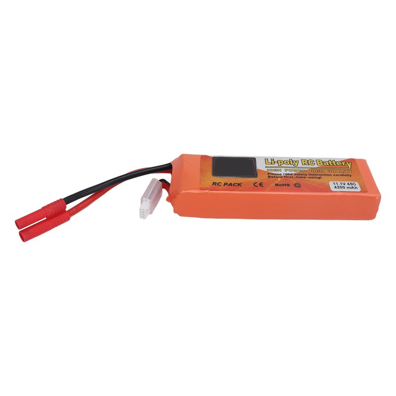 11.1V 4200mAh Lithium Battery RC 45C LiPo Battery with Banana