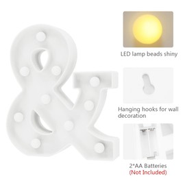 Marquee Light Up Letters - Bedroom, Quinceanera, Retirement, Graduation, Anniversary & Engagement Decorations