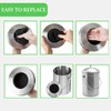 7 Pack Compost Bin Charcoal Filters Round Indoor Kitchen Compost