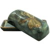 Mara Stoneware Collectible Butter Dish - Mexican Pottery - Blue