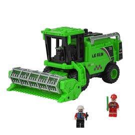Lixstyea Harvester Model Toy - Friction Powered Car Toy Children, Combine Harvester Toy, Suitable as a Birthday, Holiday and Party Gift for Children (Green)