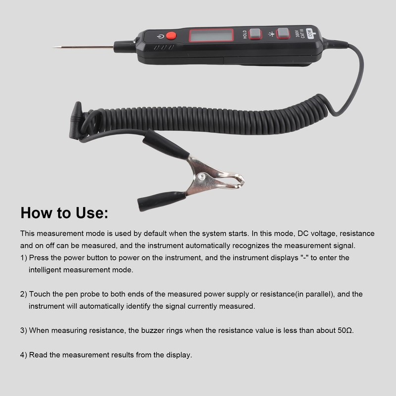 QANYEGN MAYILON HT86A Automotive Voltage Tester, Digital LED Circuit Tester