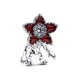 Qulmlxis - Abalorio de plata de ley 925 para pulseras y collares, Zirconia cúbica, Circonita cúbica