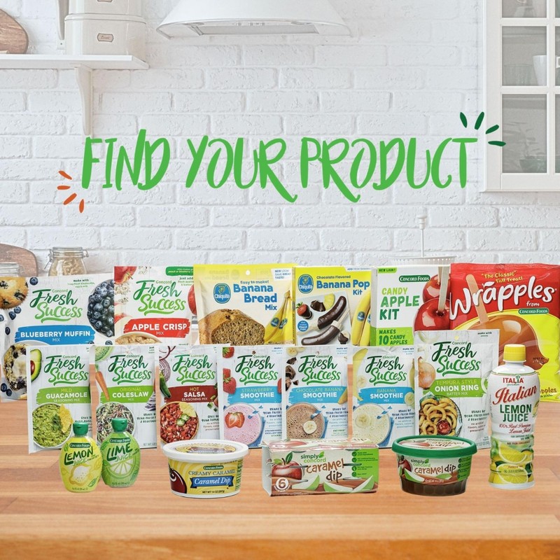 Concord Foods Apple Crisp Mix: Easy-to-Make Dessert with Delicious Ready