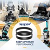 KEEPOW Vacuum Belt Compatible with Bissell Powerforce Helix and CleanView