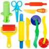 Playdough Tool Kit,9 Pcs Basic Play Dough Tools Starter Set