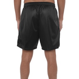 Popfunk Power Rangers Yellow Ranger Helmet Mens Lined Mesh Shorts, Black, X-Large