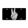 Gift n Gag Peace and Love License Plate - Inspirational Car Tag