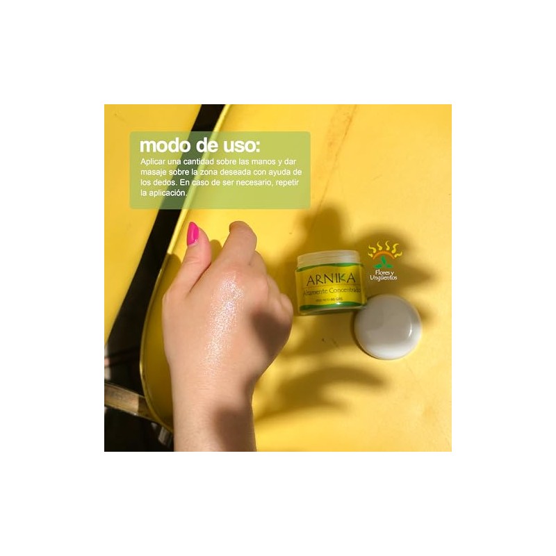 Pomada Árnica Altamente Concentrada Crema Corporal Alivio Anti Calambres Musculares