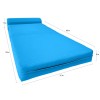 Danfuton Turquoise 6 x 36 x 70 Sleeper Chair Folding