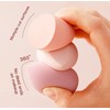 8 Pcs Makeup Sponge Set 3 Shapes Beauty Blender Kit