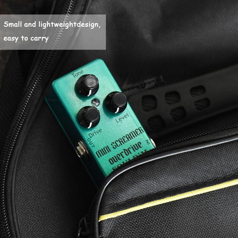 SoulDiM Mini Screamer Pedal de efecto de guitarra Overdrive Effect