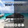 Boat Cover 20-22 ft Waterproof Boat Covers Fits Bass, V-Hull