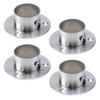 Antrader 4-Pack Stainless Steel Closet Rod Flange 1.5 Inch Dia.