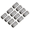 sourcing map 12pcs LM8UU Linear Ball Bearings, 8mm Bore Dia,