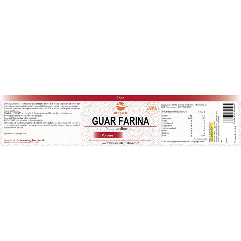 Farina di Guar 250g