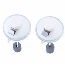 Iwatani Material SHN09 Stainless Steel Hanger Net, Strong Suction Cup Mount, Large, Pack of 2