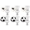 6 x Toilet Stickers Bathroom Equipment Pub Pissoir Urinal Funny