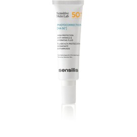 Sensilis Photocorrection HA SPF50+ Facial Cream with High Light Protection, Moisturising and Anti-Wrinkle with Hyaluronic Acid and Provitamin D3, for Sensitive Skin, 50 ml