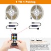PAUTIX RF Remote Dimmer CCT Tunable COB LED Strip Lights,17-Key