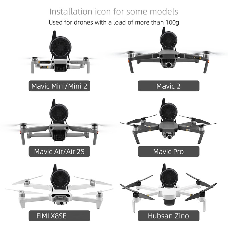 Drone Speaker Wireless Megaphone Broadcasting Loudspeaker 1000m Control Distance for