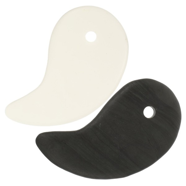 PACKOVE 2Pcs Multi Function Gua Sha Scraper for Massage Portable