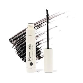 Haleys Re-veal Lash Lengthening Mascara - VEGAN & CRUELTY-FREE Makeup, Curved Wand for Feathery Lash-Extension Look, Lightweight Korean Formula (Black)