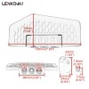 Lenkdou For Honda Shadow Aero VT 750 VTX1800C 1800F Front