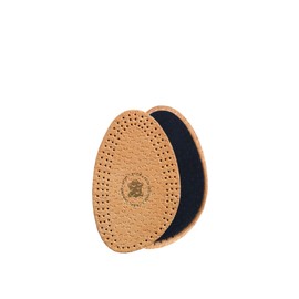 Kaps Halfix Half Insoles - Comfortable Premium Tan Leather & Latex Material - Cushions Your Feet & Prevents Chafing, Blisters & Burns - Heels, Flats, Boots & Statement Shoes (8-9 UK / 41-42 EU Beige)