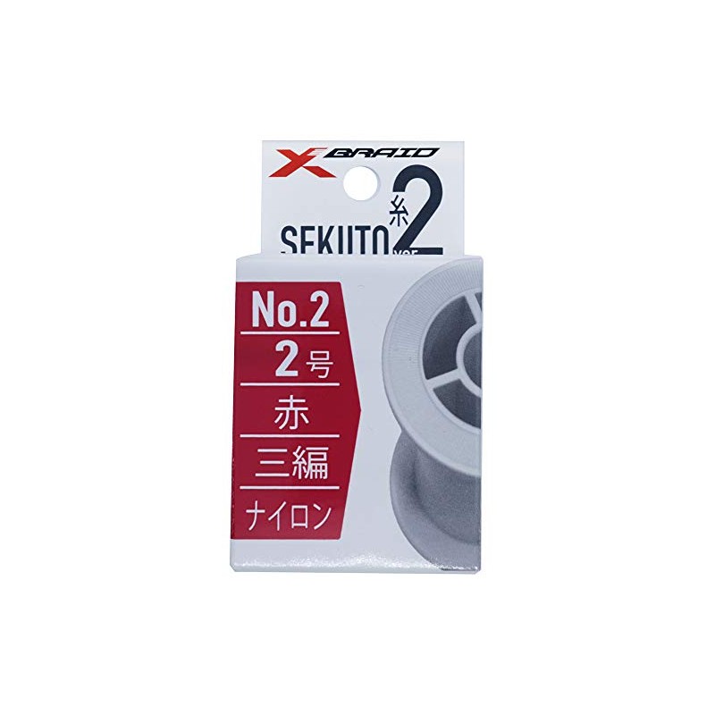 X-Braid 2 No. 2 Red / No. 2 / Nylon