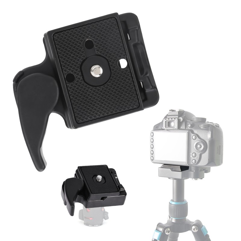 Alloy Quick Release Plate Adapter with 3/8in to 1/4in Screw
