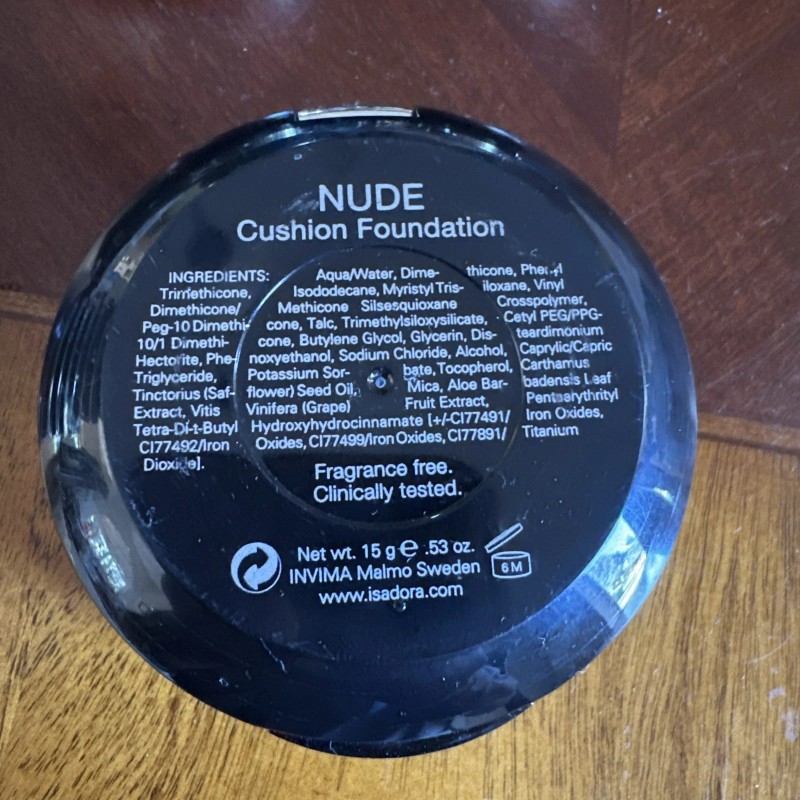 IsaDora Nude Porcelain Cushion Foundation #10 New