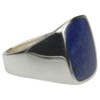 Beautiful Signet Ring 925 Silver with Lapis Lazuli, Silver